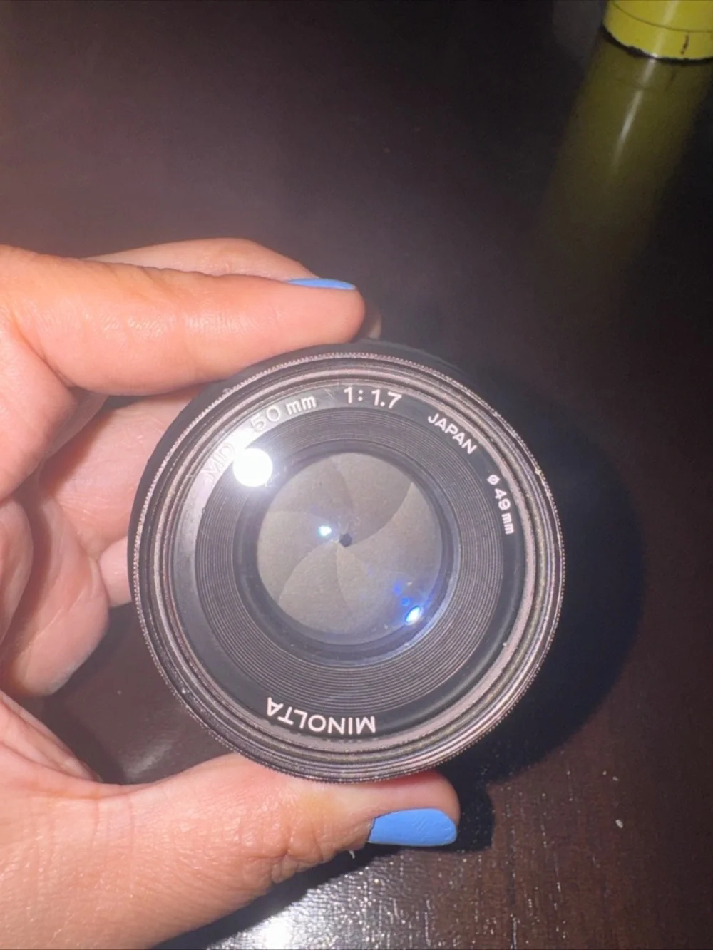 Minolta 50mm f/1.7 Prime Lens - Black